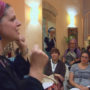 Chaya Lester performs spoken word (Jerusalem)